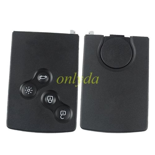For OEM Koleos keyless 4 button remote key with 7952 chip with 433mhz