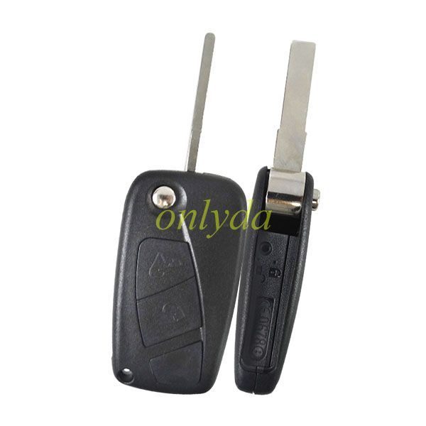 For 2 button remote key blank black color