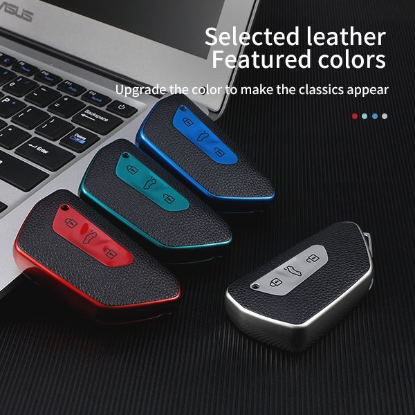 For Golf 8 3 button TPU protective key case black or red color, please choose the color