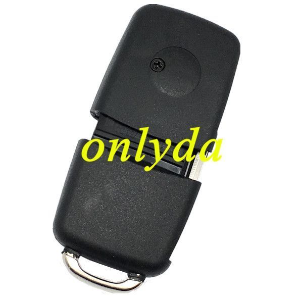 For VW 3 button remote  key blank with HU66 blade   square  head
