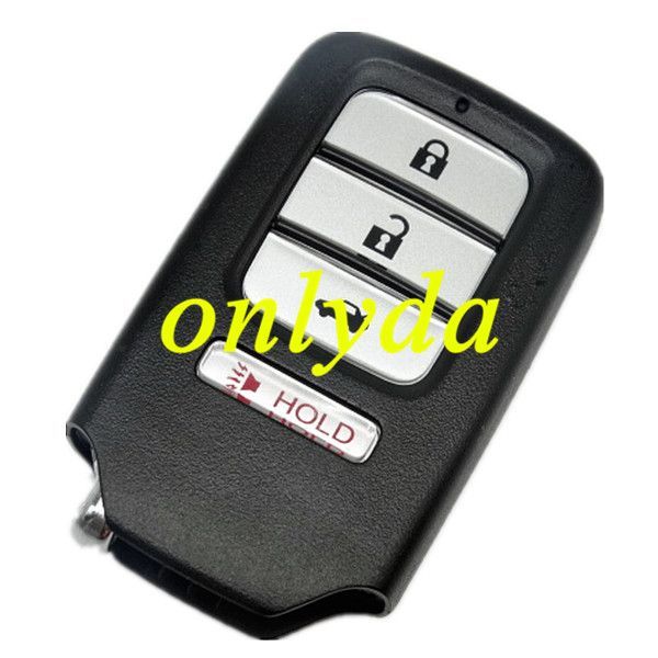 For Honda 4 button smart keyless remote key with 433.92mhz with hitag3 47 chip FCCID:KR5V1X