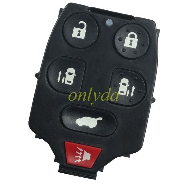 For OEM Honda 5 button remote key with 434mhz ,aftermarket key shell
