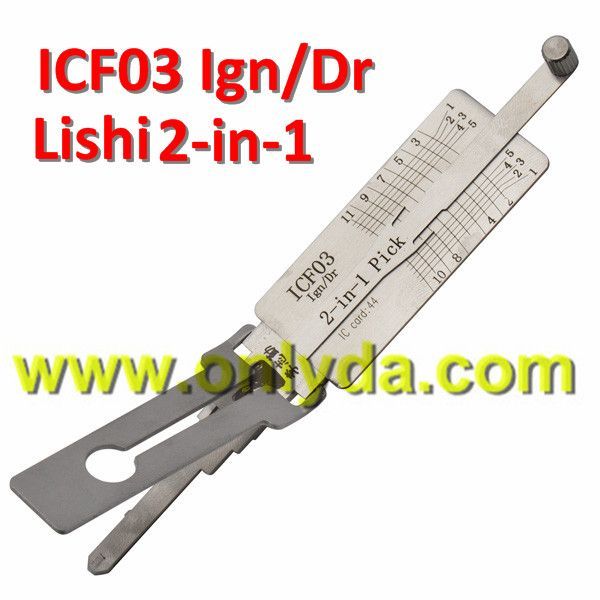 For ICF03 2 in 1 lockpick and decoder genuine