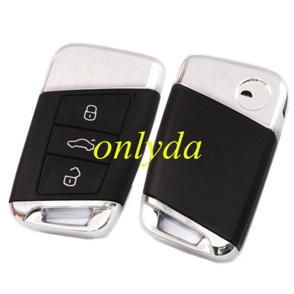 For VW 3 button remote key blank with HU162 blade