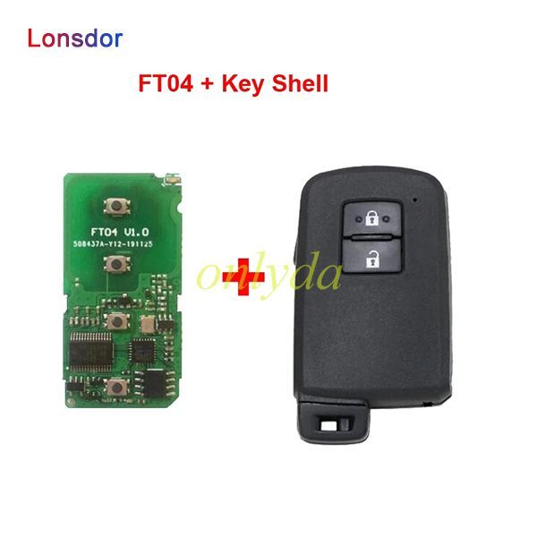 For Toyota 3+1 button remote key                     HYQ14FBB 0010 314mhz-312mhz
