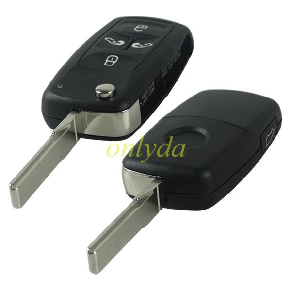 For VW 5 button remote key blank