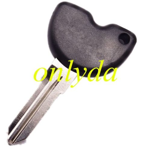 For  Piaggio Motorcycle transponder key case with right blade (black)