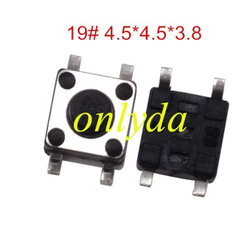 For ALPS remote key switch 19# 4.5*4.5*3.8