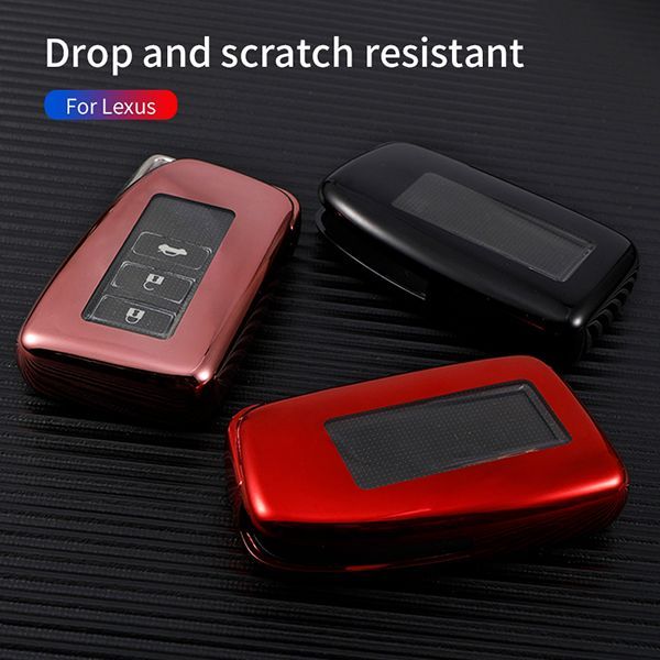 For Lexus TPU protective key case  black or red color, please choose