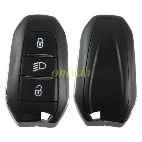 For Citroen 3 button remote key blank with light button VA2 blade