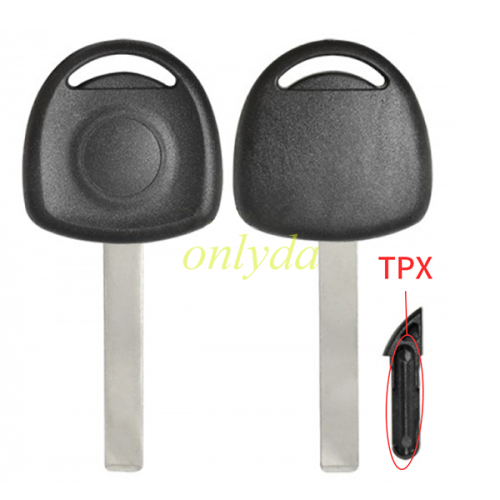 For Opel transponder key shell with HU100 blade,can put glass chip