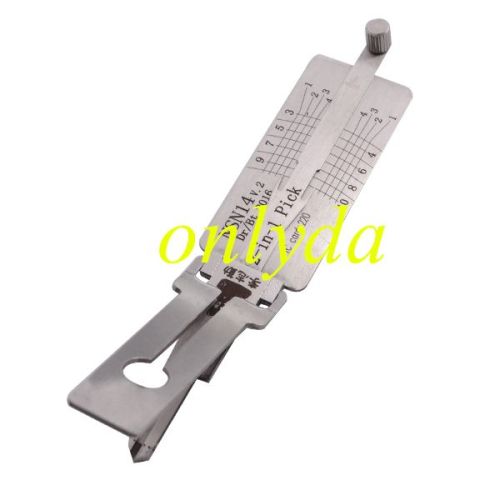 For Nissan and buick NSN14decoder and lockpick combination  genuine !  used for Nissan Teana, Tiida, sunlight, Sylphy, X-Trail, Qashqai, Infiniti