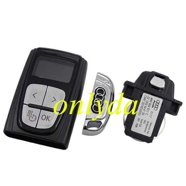 For Original  Audi D4 4 button remote key with screen  868mhz  Individual code: 4HO 963511C 22100046100 CMIIT: 2015DJ2033