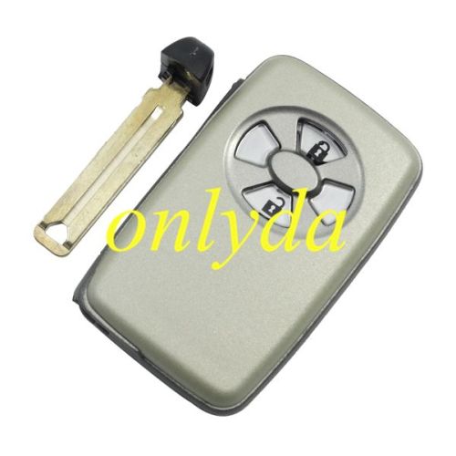 For Toyota 2 button remote key shell with key blade