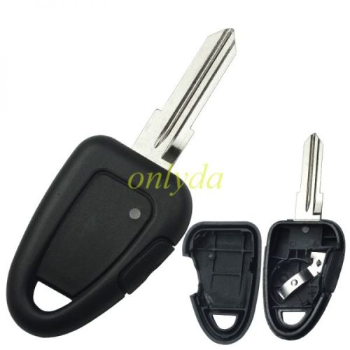 For Fiat 1 button remote  key blank with GT15R balde