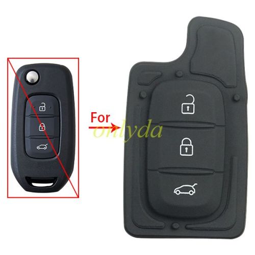 For Renault 3 button blank pad  flip key shell