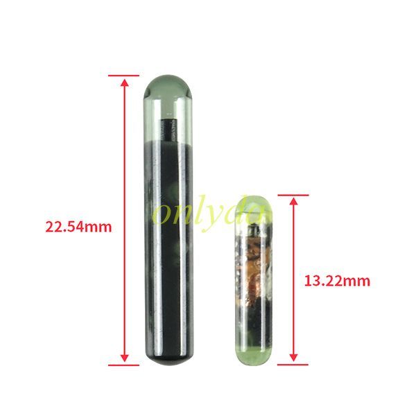 For ID48 long glass chip, 22.54mm.tpx size. sensing distance is 5-9cm, it is copy chip ,work with KDX2