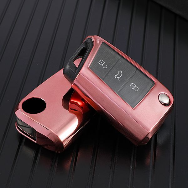 For VW TPU protective key case  black or red color, please choose