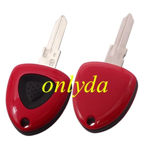 for Ferrari 1 button remote key shell  with Left blade  no logo