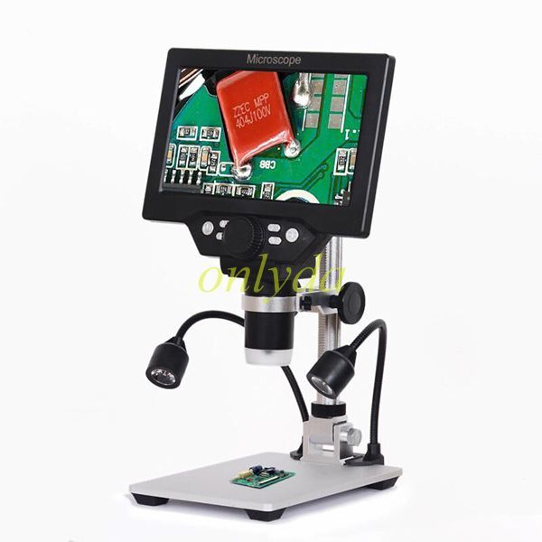 For  G1200D Digital Microscope 12MP 7 Inch Large Color Screen Large Base LCD Display 1-1200X Continuous With Light,please choose the plug European and American regulations