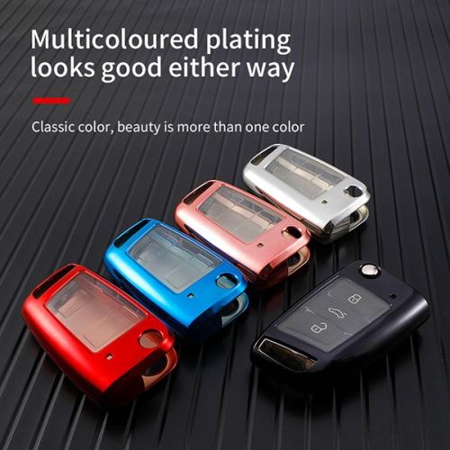 For Passat  TPU protective key case black or red color, please choose