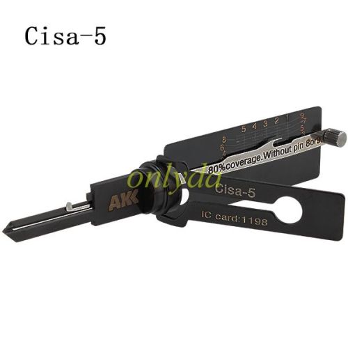 Cisa-5 AKK 2 in 1 decode and lockpick for Residential Lock