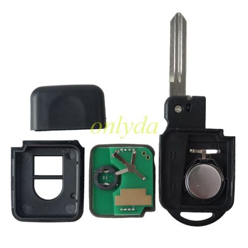 For Nissan keyless smart 2 button remote key 433MHZ with 4D60 chip
