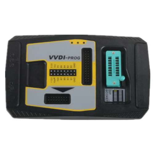 VVDI PROG Programmer
Top 8 Reasons to Get VVDI Prog V4.8.0:
1. Support R&W lots of chips, include MC9S08 series, MC68HC(9)12 series,MC9S12 series, V850 series, H8X series, R8C series, PCF79XX series and most eeprom chips
2. Support chip data verify, check blank function
3. Support data file compare function
4. Support R&W BMW N20, N55 ECU ( show ISN directly )
5. Stable R&W MC9S12XE series chips (5M48H/1N35H/2M53J/3M25J etc.)
6. Support renew PCF79XX remote, currently support BMW E/F series
7. Lots of conne