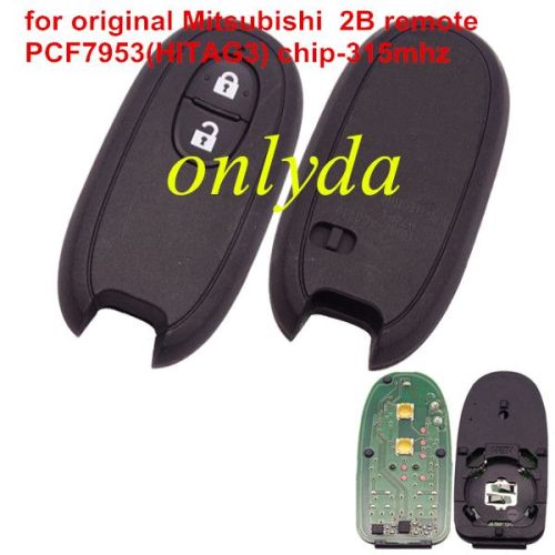 For Mitsubishi OEM 2 button  remote key with 315mhz