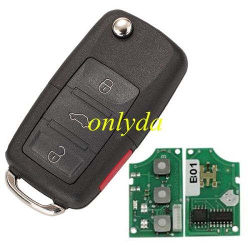B01-3+1 Standard 3+1 button remote key for KDX2 and KD Max to produce any model  remote in your demands