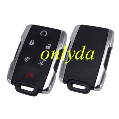 For Chevrolet black 6 button remote key shell, the side part is white