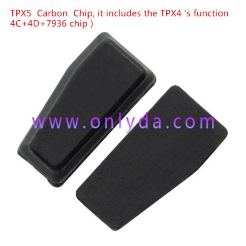 For TPX5  Carbon  Chip, it includes the TPX4 's function（4C+4D+7936 chip）tpx5=tpx1+tpx2+tpx4