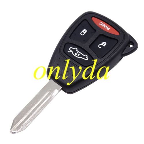 For Chrysler/ for Dodge/for Jeep 3+1 Button  Remote Head Key Shell