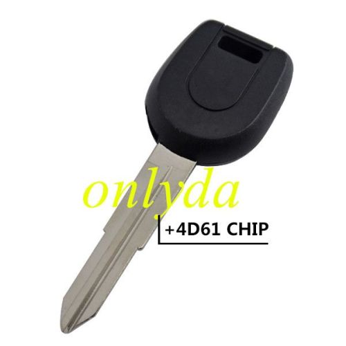For Mitsubishi transponder Key with right blade 4D61 transponder chip inside