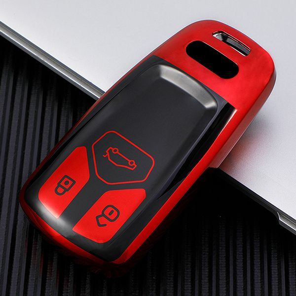 For Audi A4L,Q5L,RS43 button TPU protective key case,please choose the color