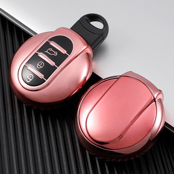 For BMW MINI cooper R55/R56/R60 3 button TPU protecive key case ,please choose the color