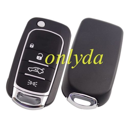 For Fiat 500X 4 button Remote Key blank  with SIP22 blade