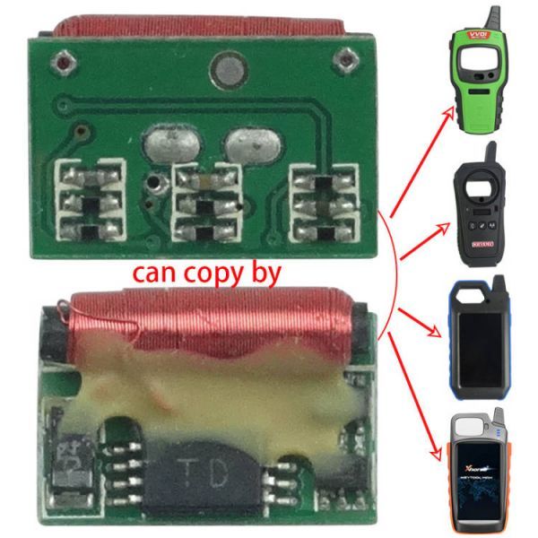 For clonable 4C electronic chip,can copy used by vvdi key tool, vvdi max ,kdx2,kd max