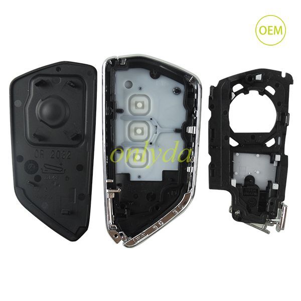 For VW OEM 3 button remote key blank