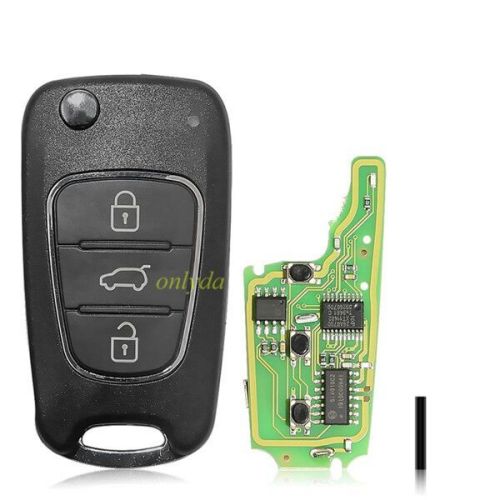 For XHORSE XNHYO2EN  Hyundai Separate” Type 3 Buttons  Universal Wired Remote key
