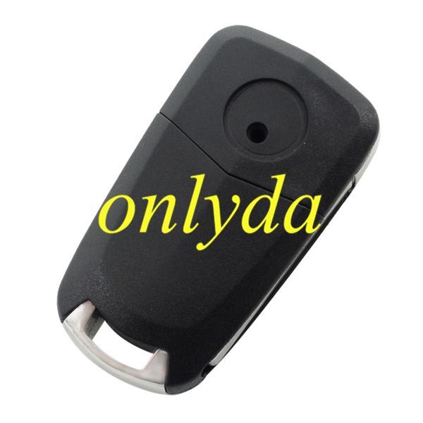 For Opel 2 button remote key blank with HU100 blade, round Lo place