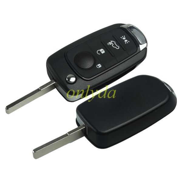 For 2016-2018 Fiat Egea 500X TIPO 4 button flip remote key 434mhz   with electronic MQB 48 chip Megamos AES 48 & SIP22   Model: I6FA
