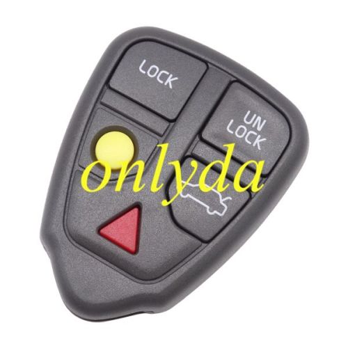For Volvo 5 button remote   key shell