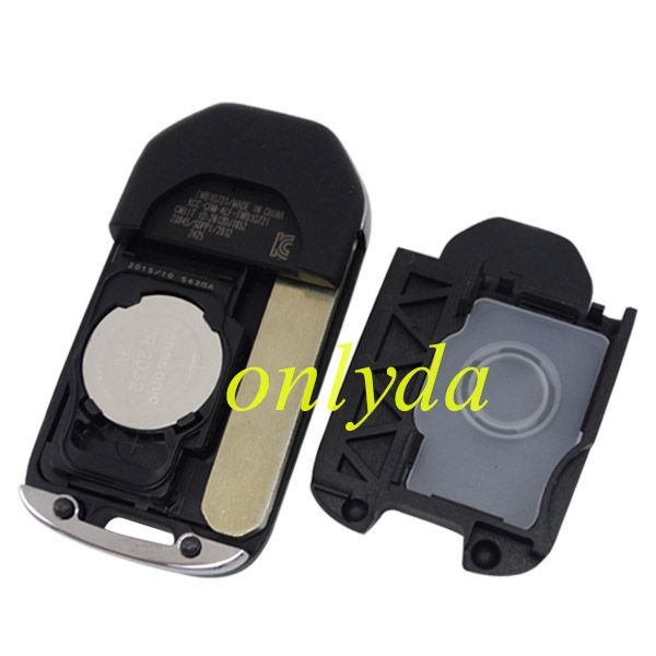For Honda  3 Button remote key  434mhz CMIIT ID: 2012DJ1852 KCC-CRM-ALF-TWB1G721 23845/SDPPI/2012 2425  with PCF7961X(HITAG3) chip