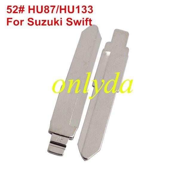 KEYDIY brand key blade  52# HU87/HU133 for Suzuki Swift