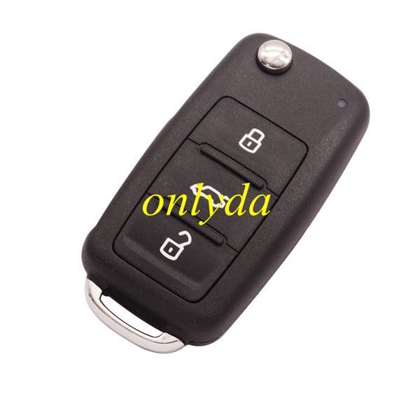 For VW New 202AD Model  3 button key blank After 2011 （original key shell ） without blade