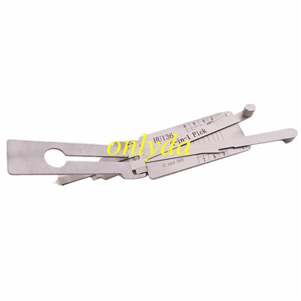 For HU136 lishi 2 in 1 decode and lockpick for Renault