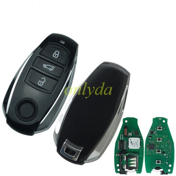 For  VW keyless Touareg 3 button remote key with 434MHZ \ 868mhz