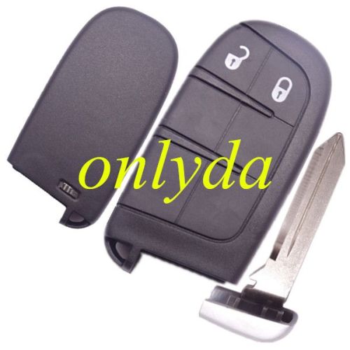 For  GM 2 button flip remote key shell with blade