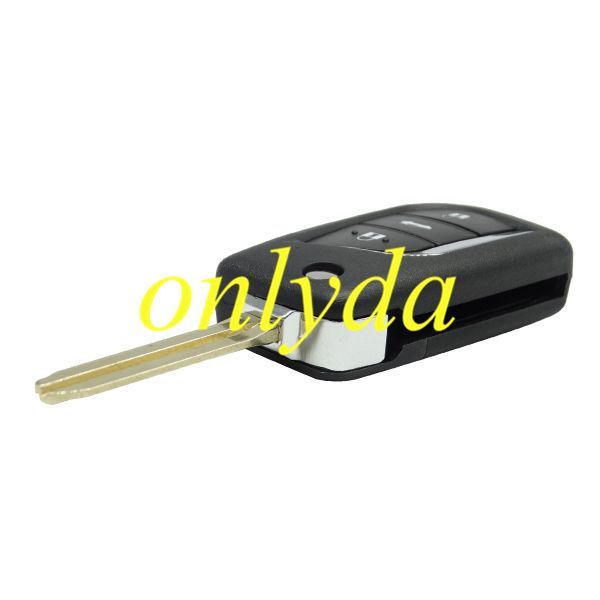 For Toyota 3 button remote key shell  with TOY43blade